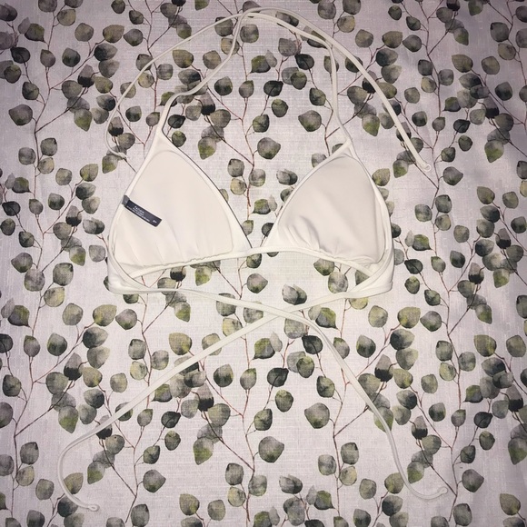 Aeire Triangle White Bikini Top - Picture 2 of 2